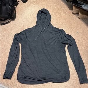 GAIAM Charcoal Hoodie Shirt size L